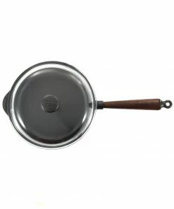 Damaged Box Skeppshult Traditional Cast Iron Deep Saute Pan With Lid 25cm