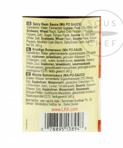 Lee Kum Kee Spicy Bean Sauce Ma Po 340g Ingredients 6 Lee Kum Kee Spicy Bean Sauce Ma Po 340g Ingredients