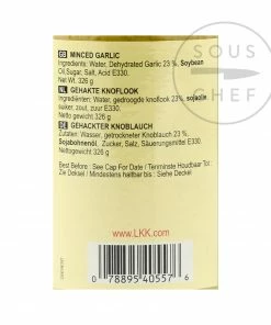 Ingredients Lee Kum Kee Minced Garlic 326g
