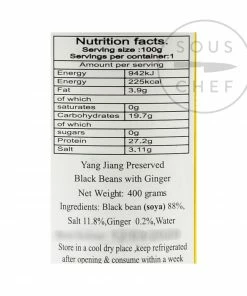 Yang Jiang Preserved Black Beans 400g 9 Yang Jiang Preserved Black Beans 400g