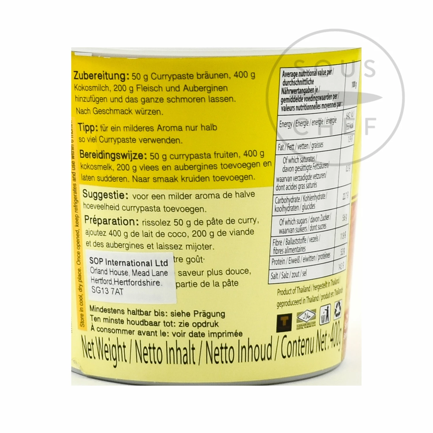 Mae Ploy Yellow Curry Paste 7 Mae Ploy Yellow Curry Paste