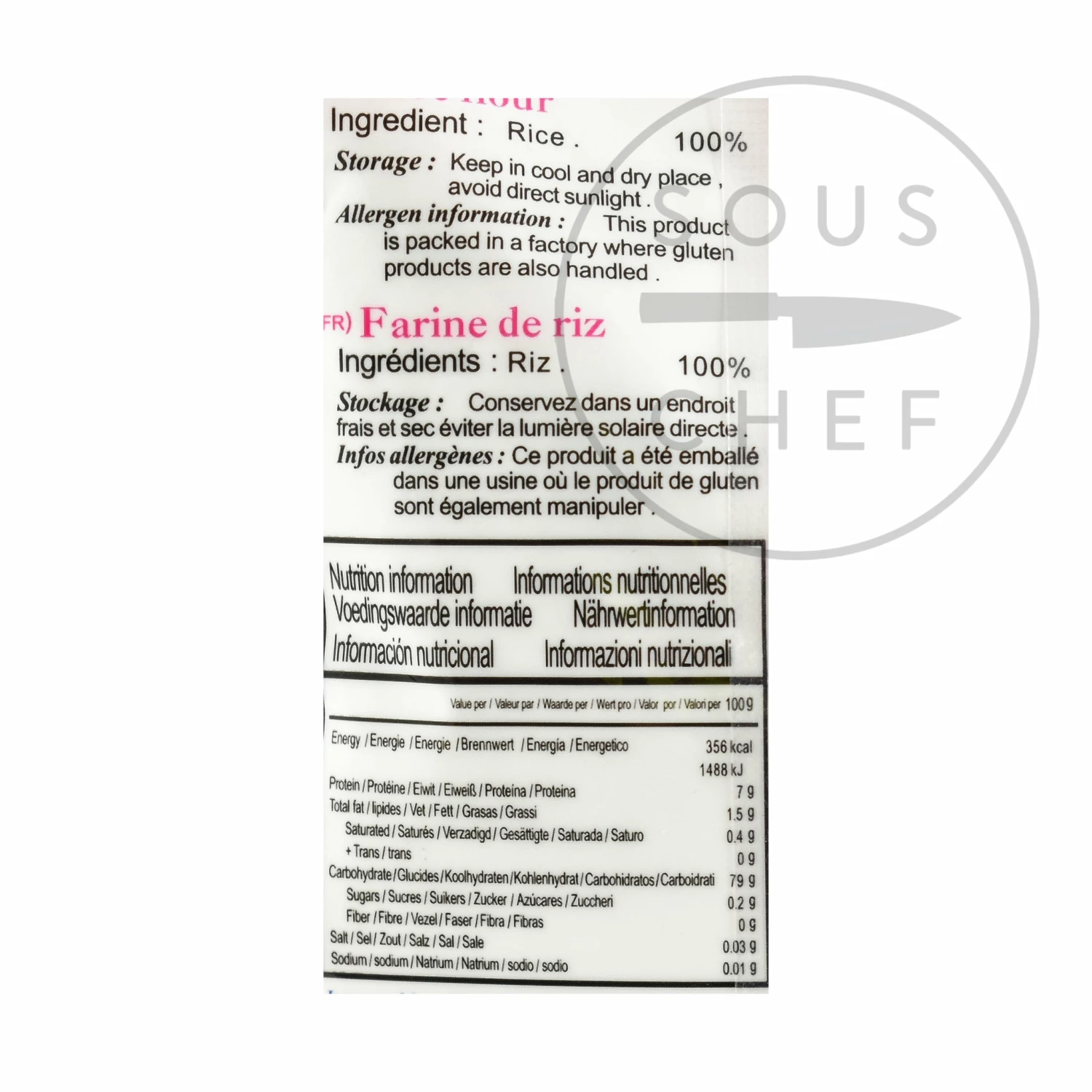 FLCK Rice Flour 450g 4 FLCK Rice Flour 450g