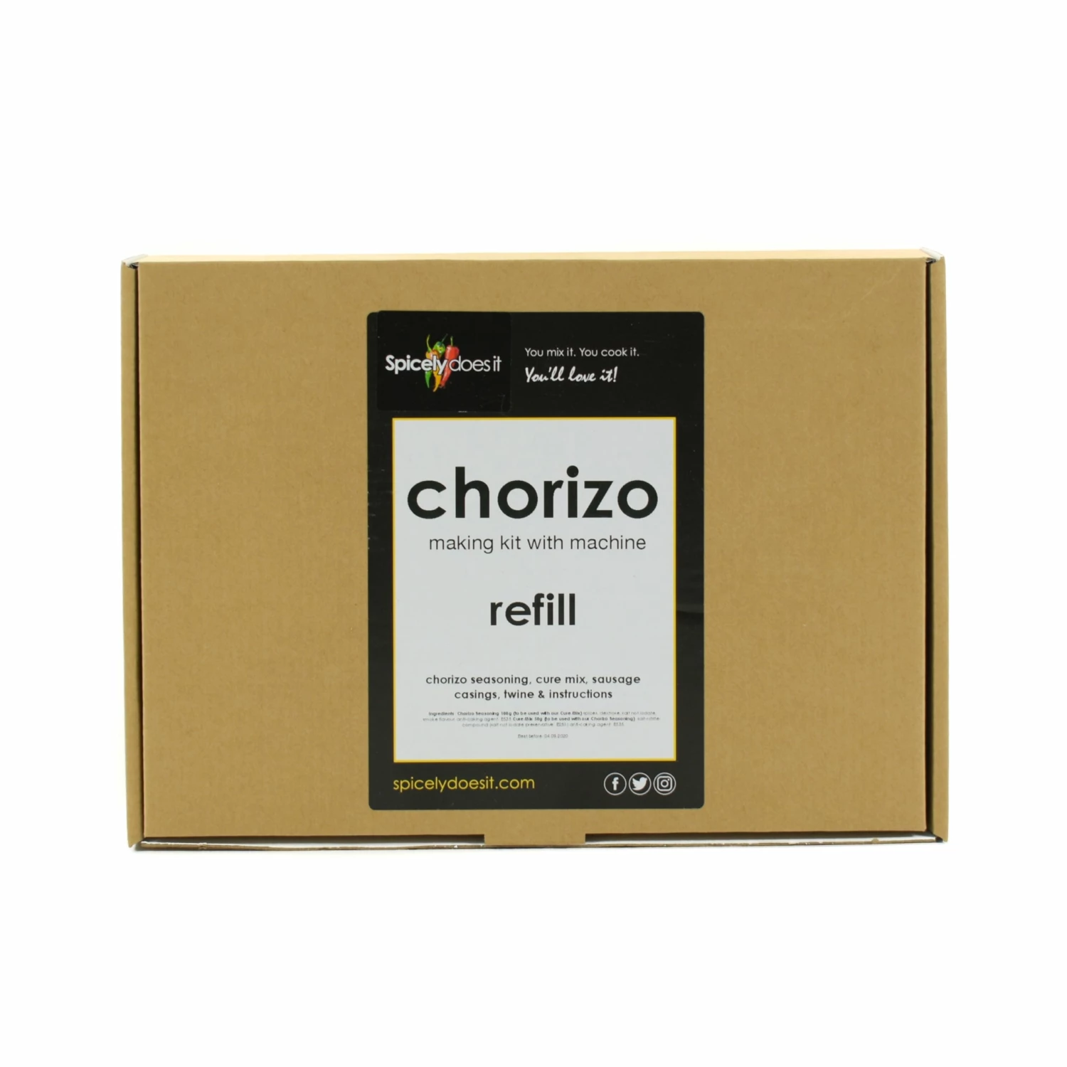 Spicely Does It Chorizo Making Kit - Refill Pack 3 Spicely Does It Chorizo Making Kit - Refill Pack