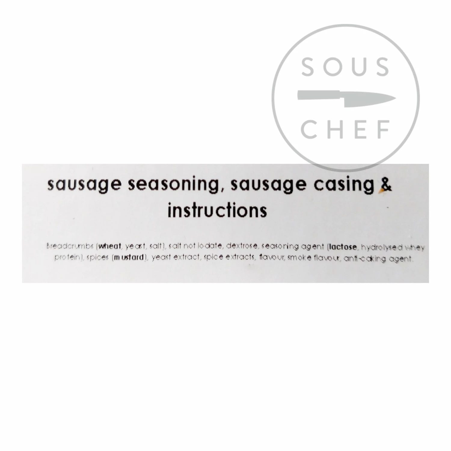 Spicely Does It Ingredients Sausage Making Kit - Refill Pack 4 Spicely Does It Ingredients Sausage Making Kit - Refill Pack