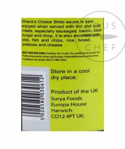 Ingredients Ghana's Choice Shito Hot Pepper Sauce 315ml 7 Ingredients Ghana's Choice Shito Hot Pepper Sauce 315ml