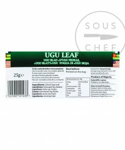 Ingredients Mother Africa Ugu Leaf 25g