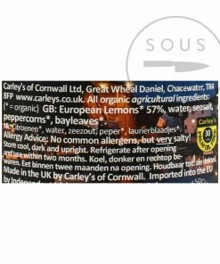 Carley's Ingredients Organic Preserved Lemons 700g