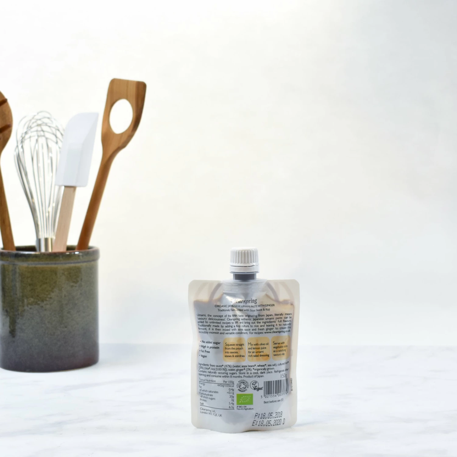 Ingredients Clearspring Organic Umami Paste With Ginger 150g 4 Ingredients Clearspring Organic Umami Paste With Ginger 150g