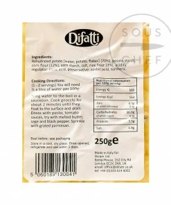 Difatti Gluten Free Gnocchi 250g Ingredients