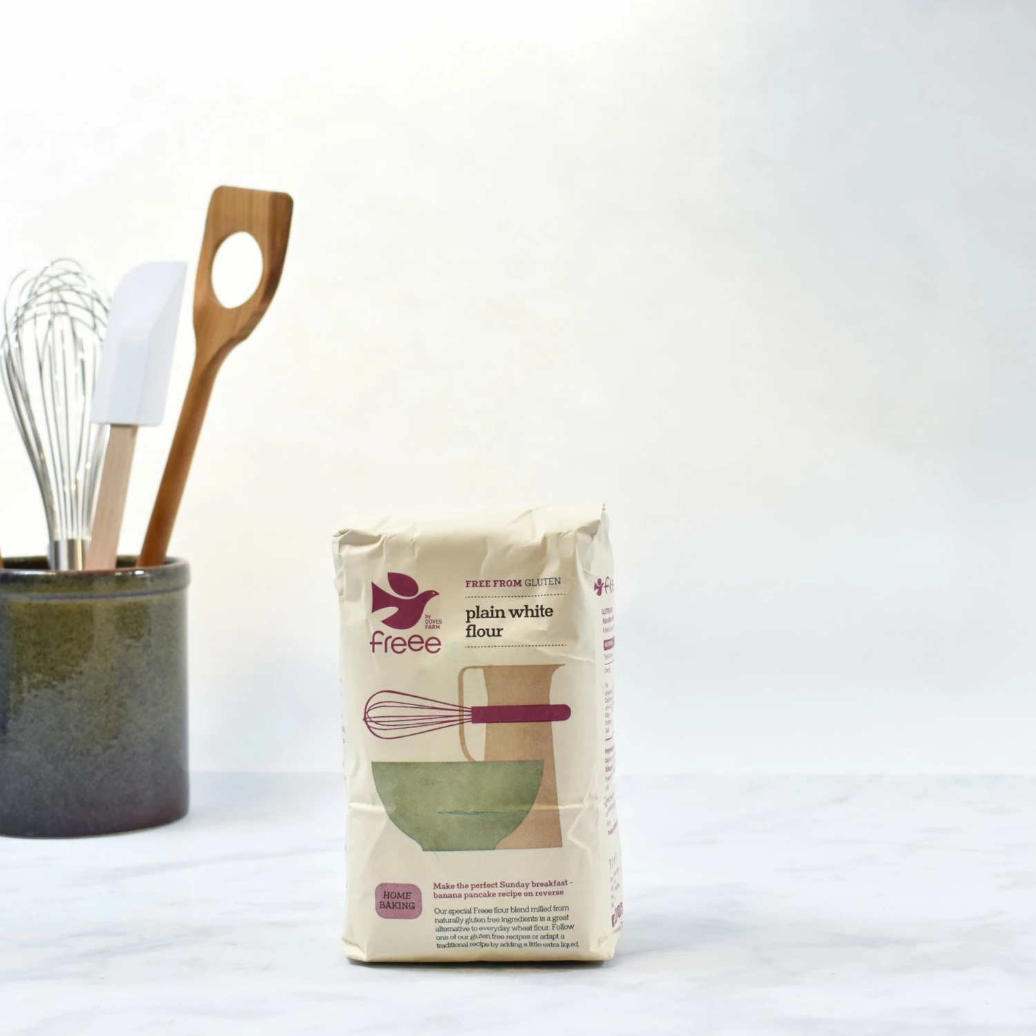 Ingredients Doves Farm Gluten Free Plain White Flour 1kg 5 Ingredients Doves Farm Gluten Free Plain White Flour 1kg