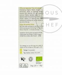 Clearspring Matcha Sencha Green Tea - 20 Bags