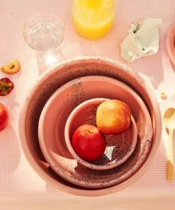 Kapka Enamel - Kapka Splatter Fest Enamel Bowl Pink 8 Kapka Enamel - Kapka Splatter Fest Enamel Bowl Pink