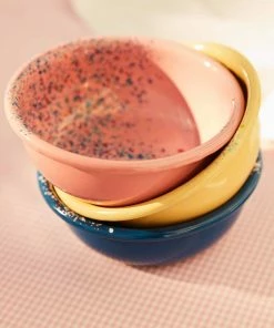Kapka Enamel - Kapka Splatter Fest Enamel Bowl Pink 9 Kapka Enamel - Kapka Splatter Fest Enamel Bowl Pink