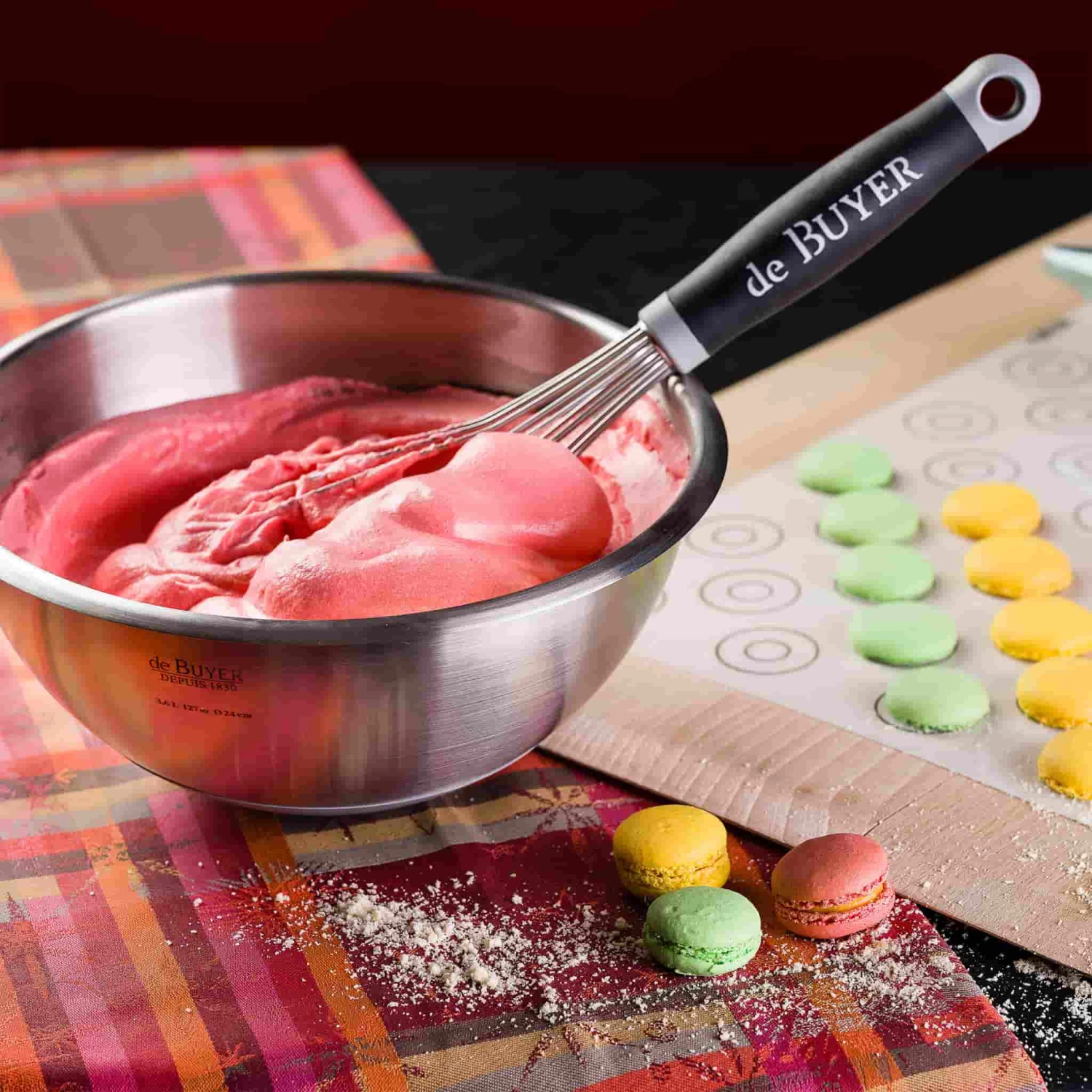 Cookware De Buyer Hemisphere Mixing Bowl With Silicone Base 20cm 5 Cookware De Buyer Hemisphere Mixing Bowl With Silicone Base 20cm