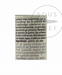 Ingredients Terre Exotique Fresh Salted Black Pepper 50g