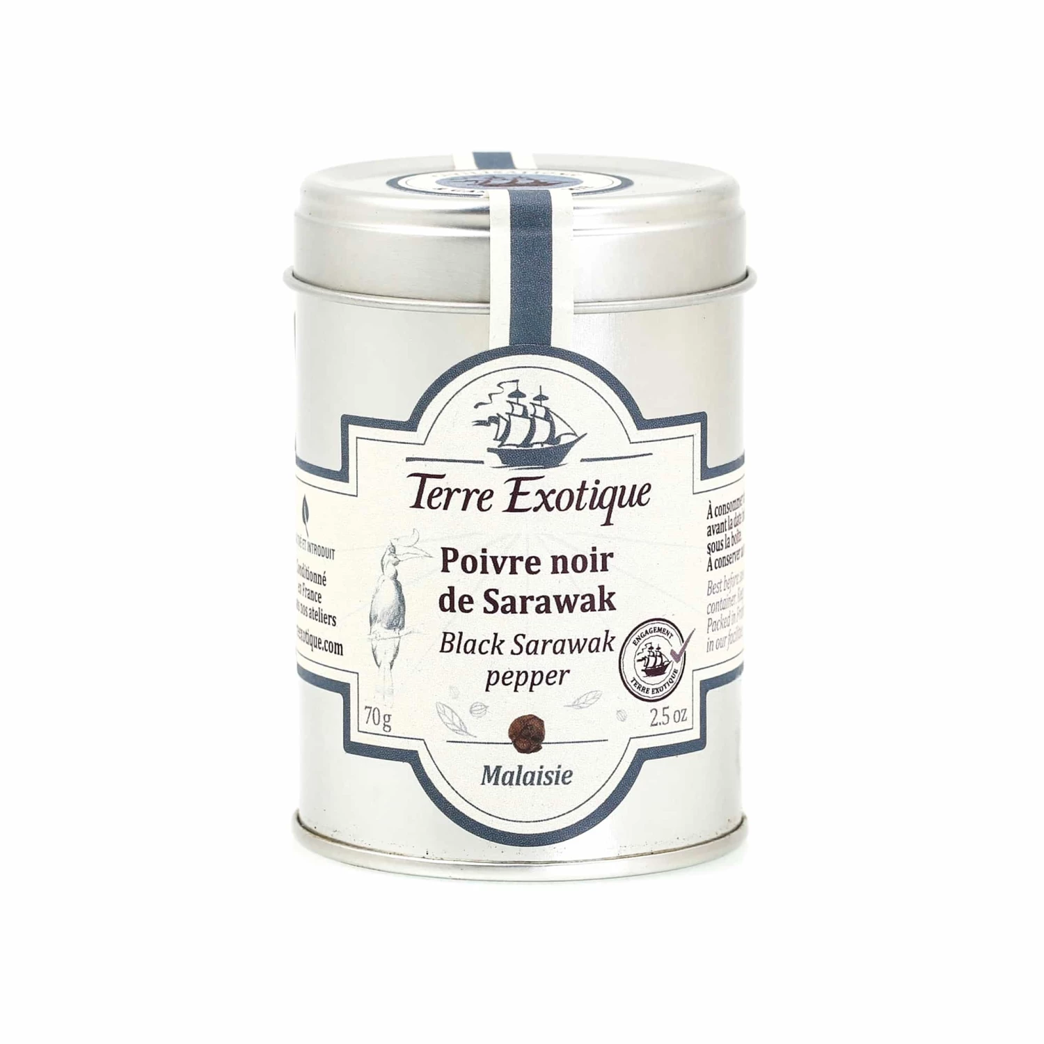 Terre Exotique Black Sarawak Pepper IGP 70g 3 Terre Exotique Black Sarawak Pepper IGP 70g