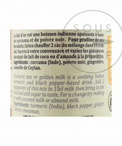 Ingredients Terre Exotique Golden Milk Spice Blend 60g 7 Ingredients Terre Exotique Golden Milk Spice Blend 60g