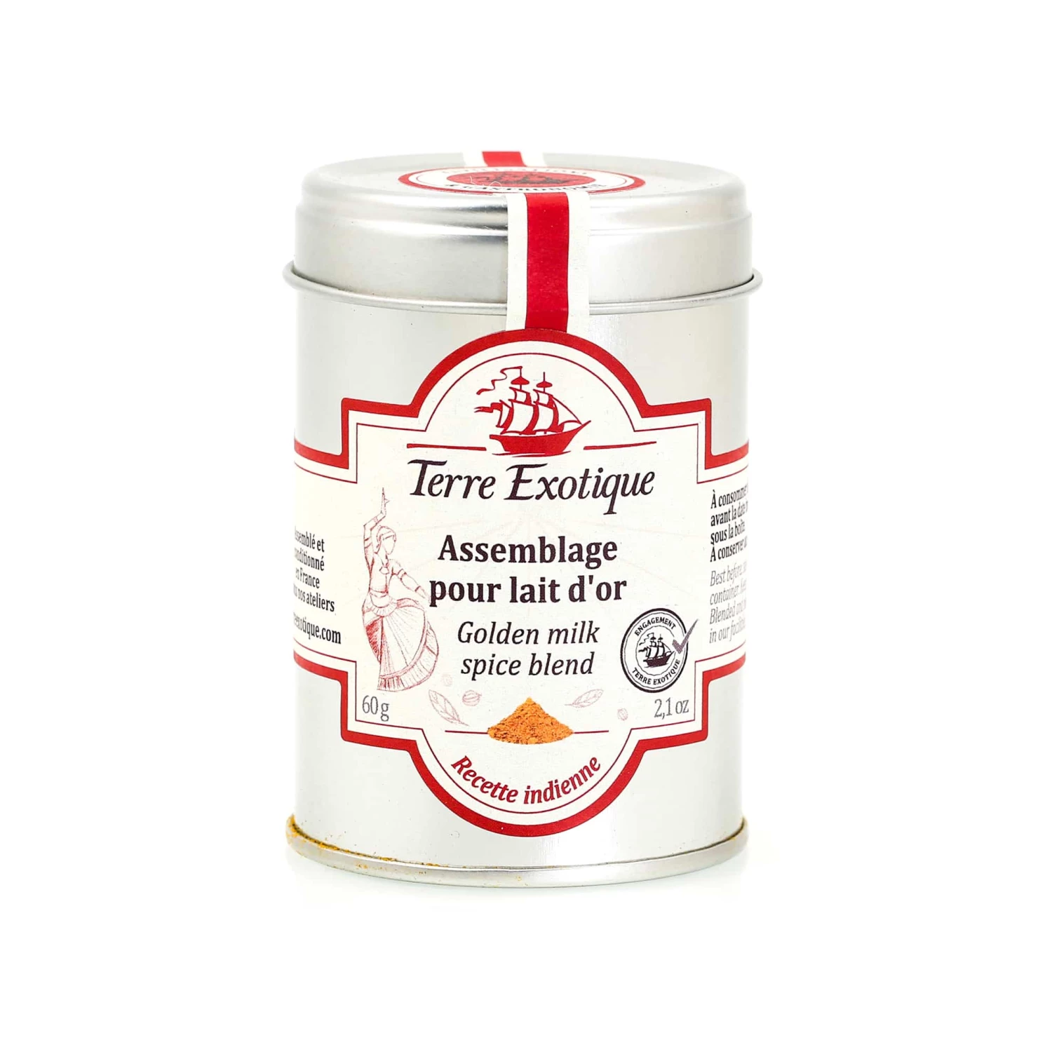 Ingredients Terre Exotique Golden Milk Spice Blend 60g 3 Ingredients Terre Exotique Golden Milk Spice Blend 60g