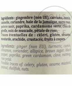 Terre Exotique Ras El Hanout Spices 60g