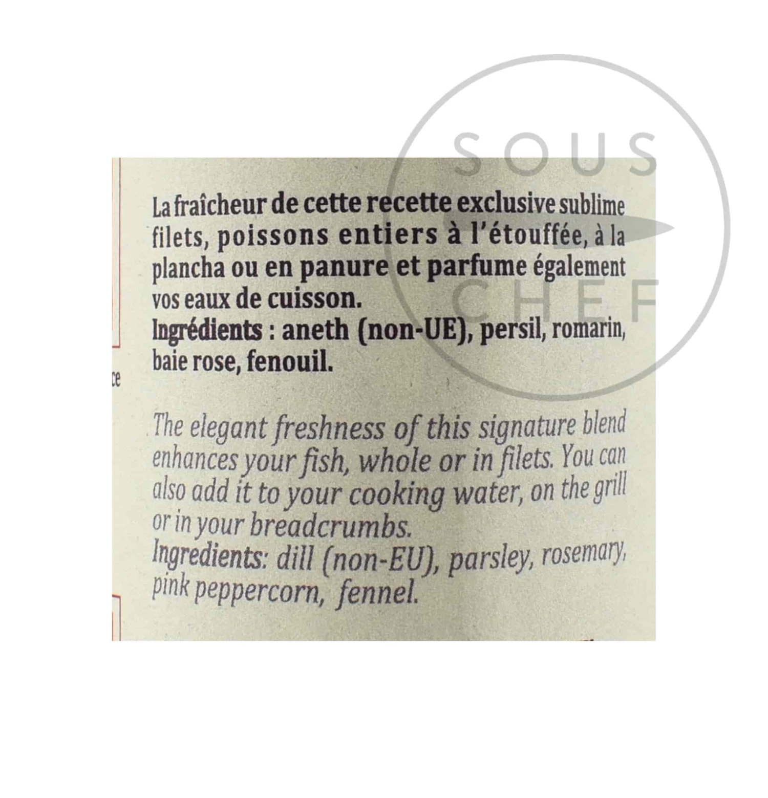 Terre Exotique Fishmonger Seasoning 40g 5 Terre Exotique Fishmonger Seasoning 40g