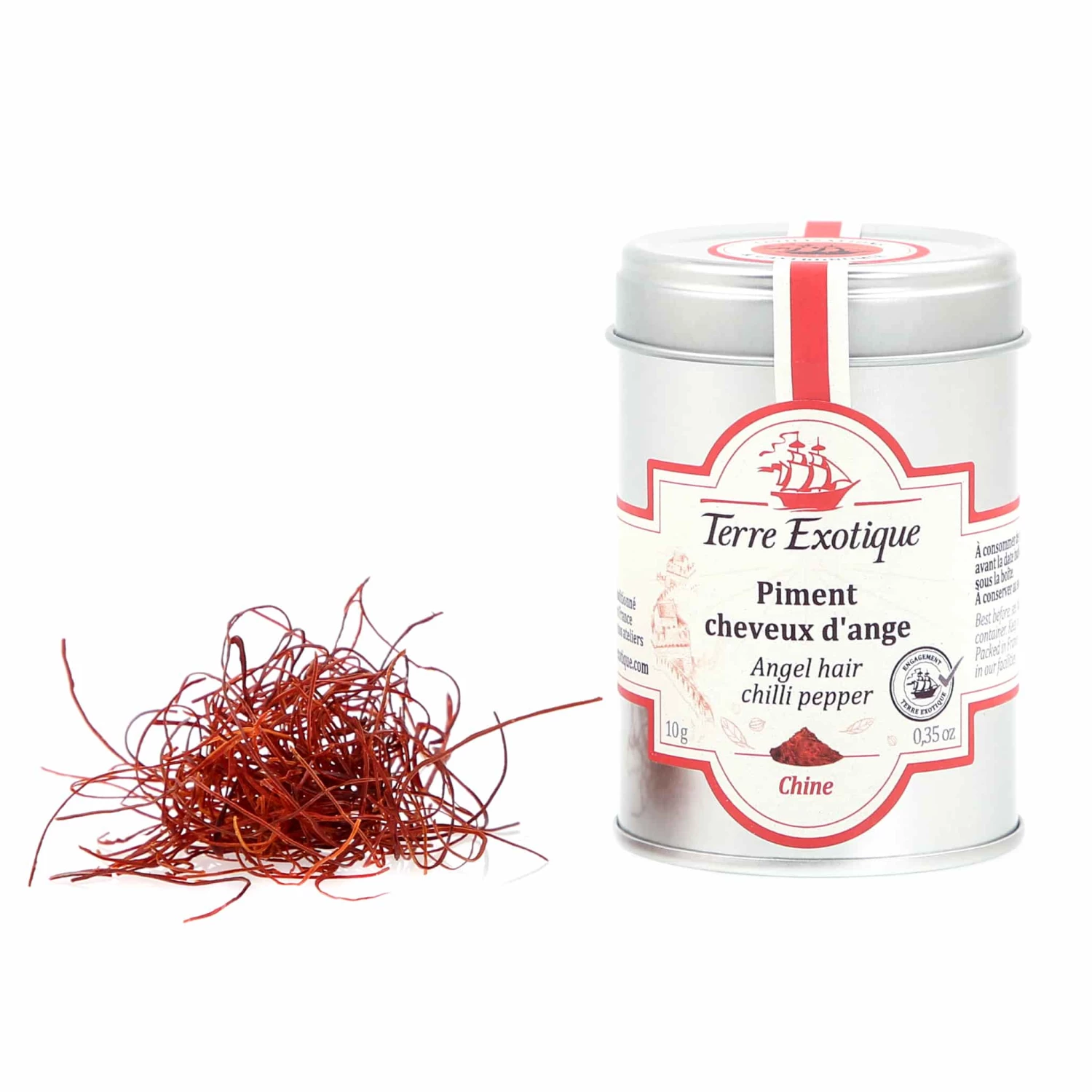 Ingredients Terre Exotique Angel Hair Chilli Pepper 10g 5 Ingredients Terre Exotique Angel Hair Chilli Pepper 10g