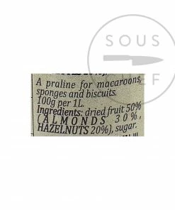 Ingredients Terre Exotique Praline Paste 100g