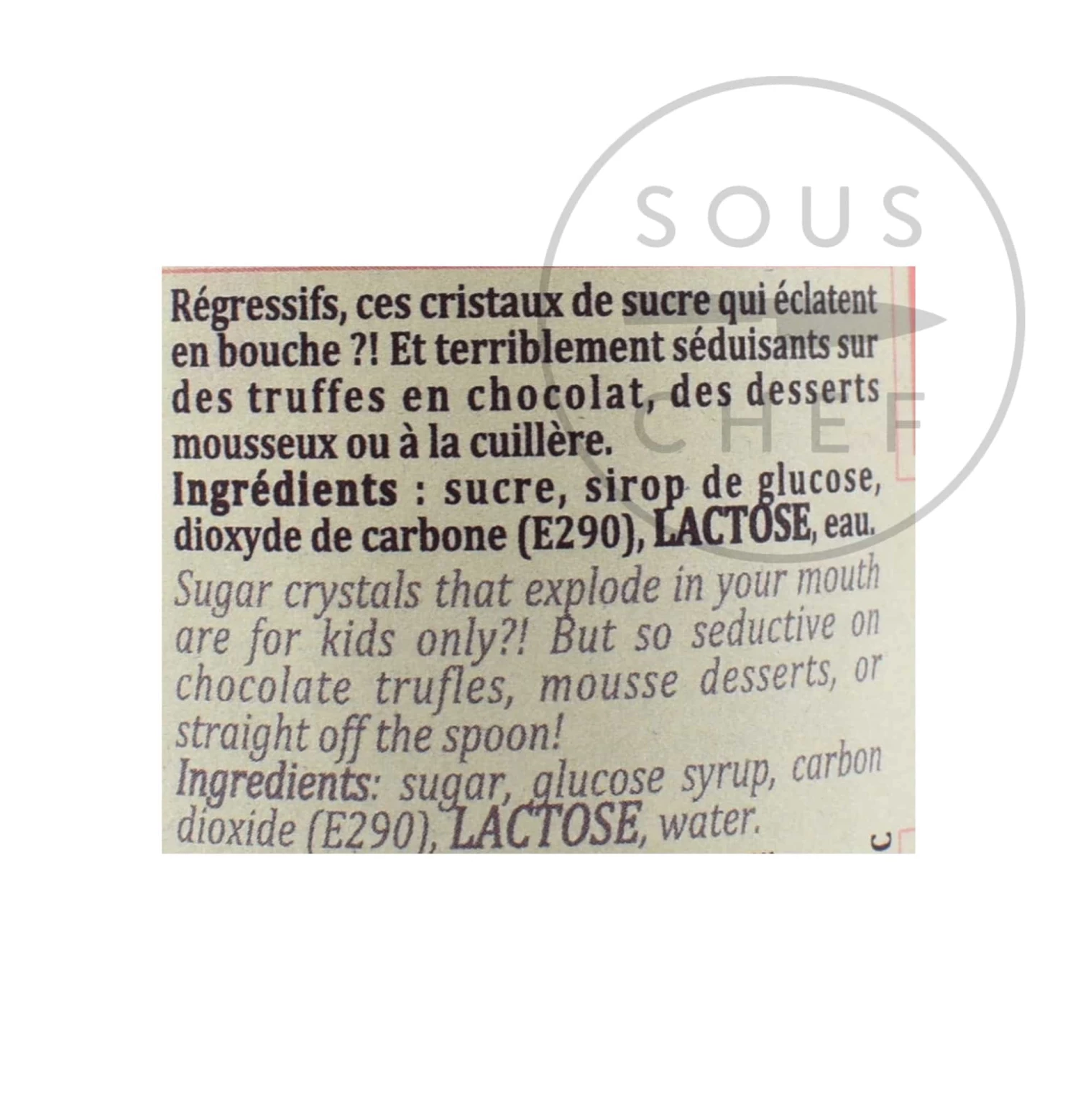 Terre Exotique Sparkling Sugar 100g (Popping Candy) 6 Terre Exotique Sparkling Sugar 100g (Popping Candy)