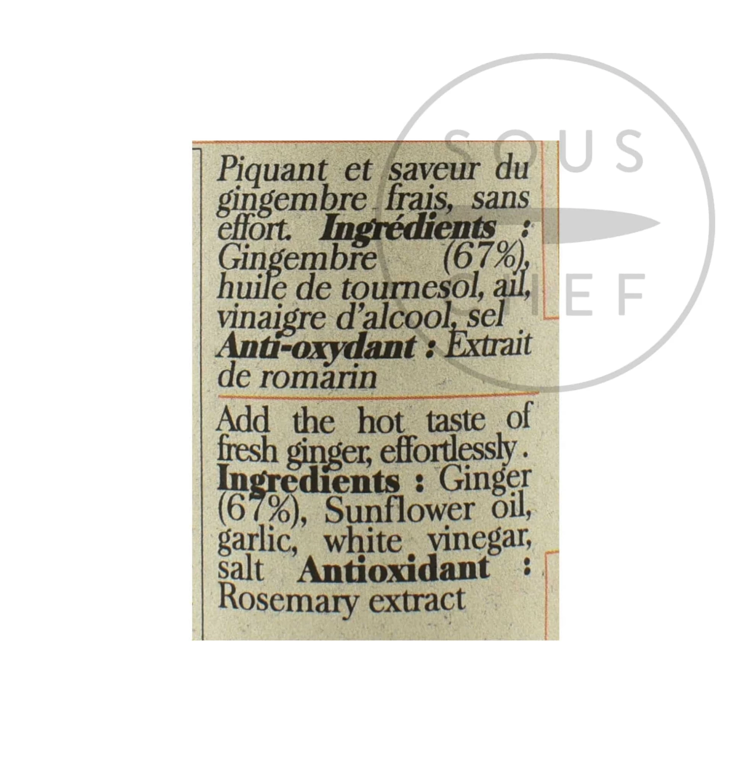 Terre Exotique Ginger Paste 90g 5 Terre Exotique Ginger Paste 90g