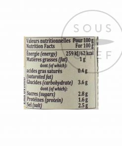 Terre Exotique Espelette Chilli Pepper Puree 90g Ingredients 8 Terre Exotique Espelette Chilli Pepper Puree 90g Ingredients