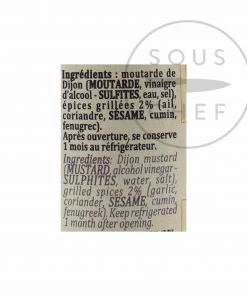 Terre Exotique Mustard With Roasted Spices 100g