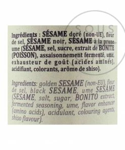 Terre Exotique Gomasio 60g Ingredients