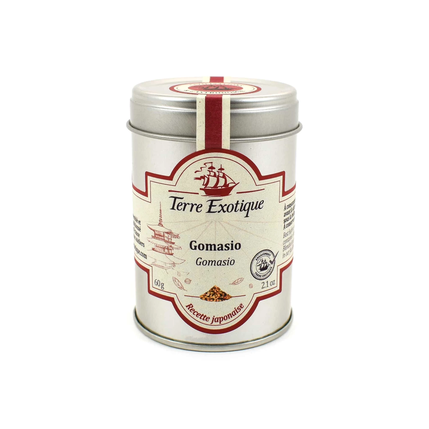 Terre Exotique Gomasio 60g Ingredients 3 Terre Exotique Gomasio 60g Ingredients