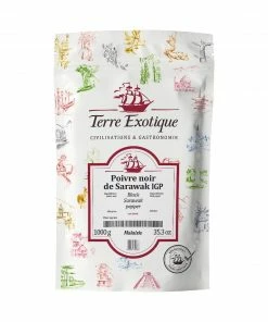 Ingredients Terre Exotique Black Sarawak Pepper IGP 1kg