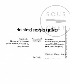 Ingredients Terre Exotique Fleur De Sel With Roasted Spices 1kg 7 Ingredients Terre Exotique Fleur De Sel With Roasted Spices 1kg