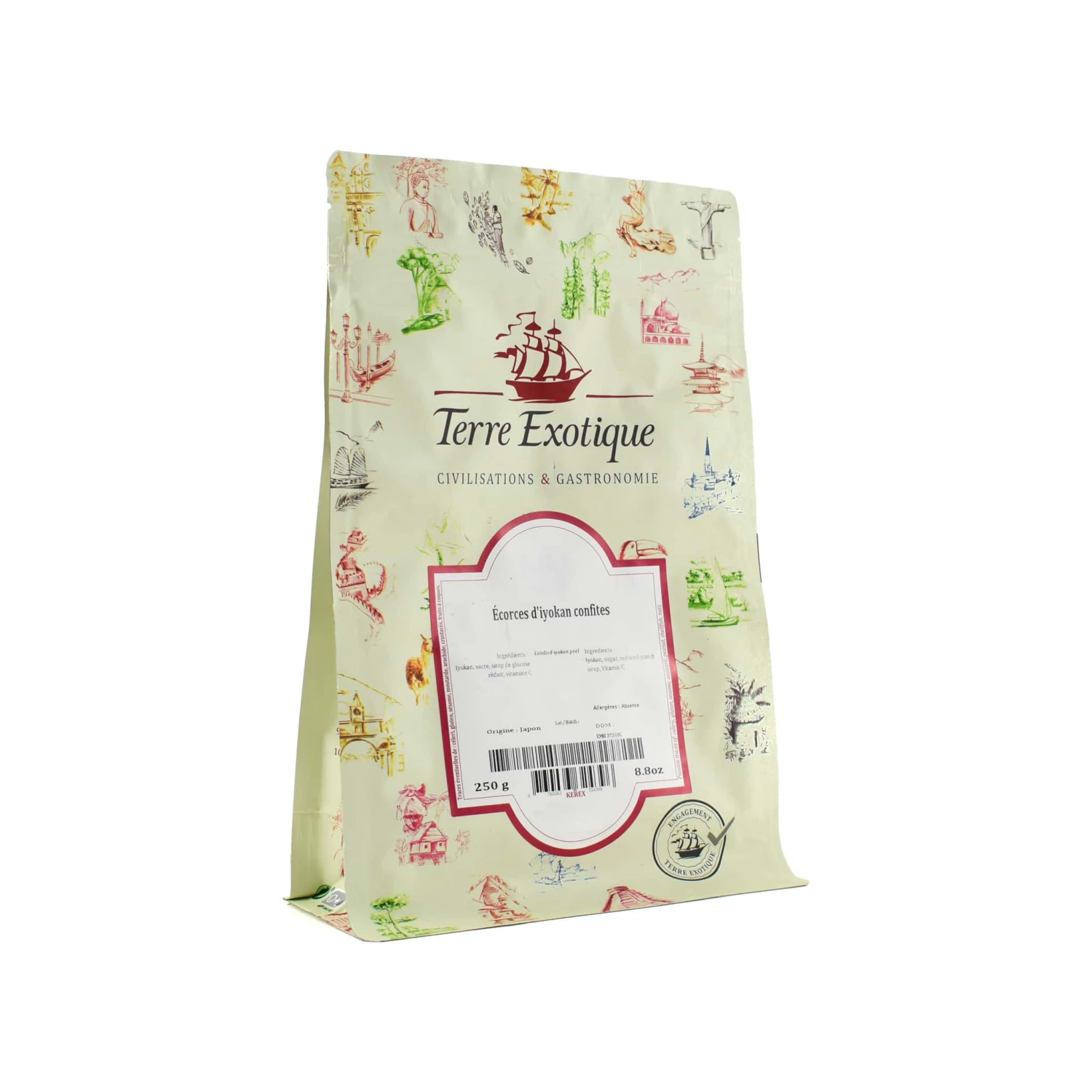 Terre Exotique Candied Iyokan Peel 250g 3 Terre Exotique Candied Iyokan Peel 250g