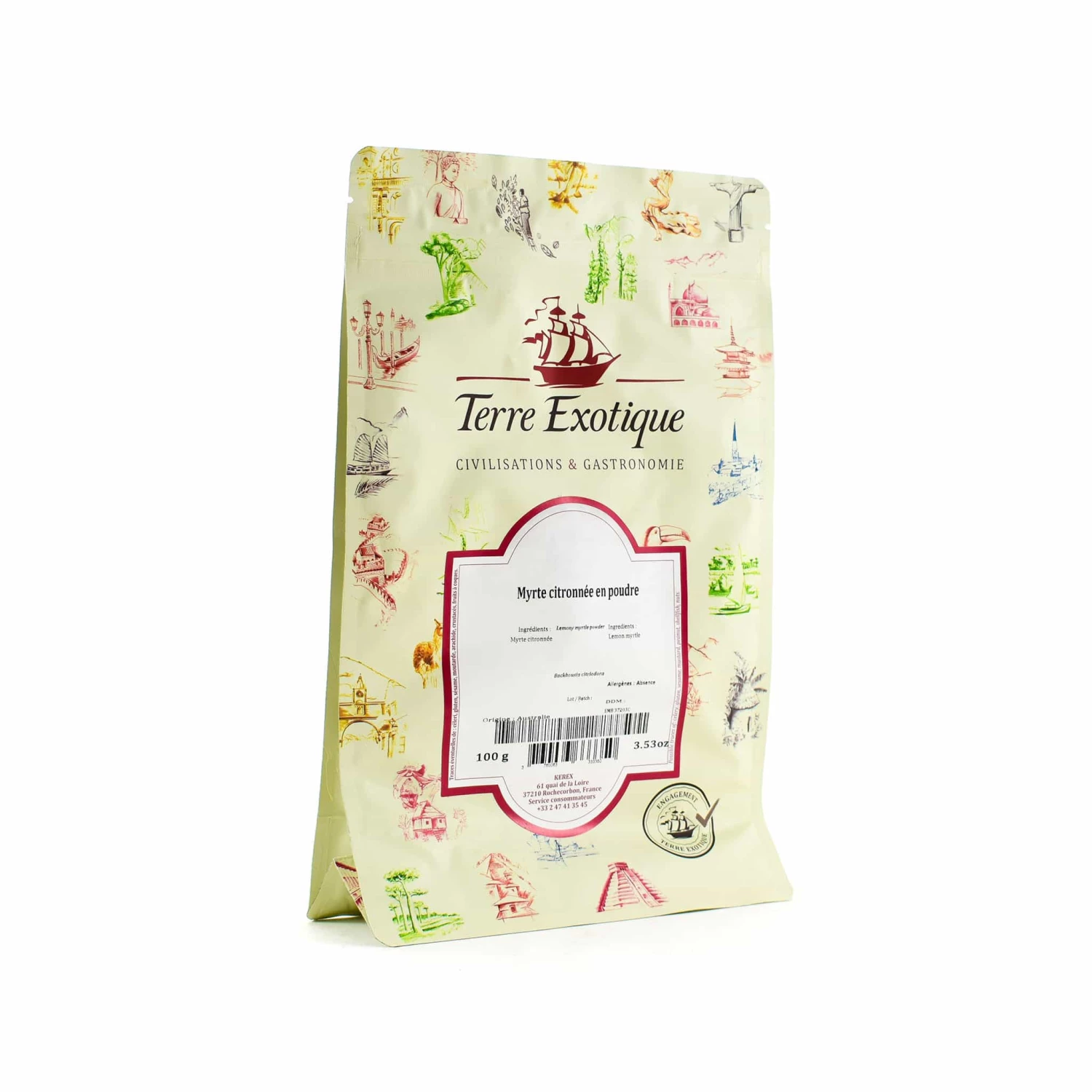 Terre Exotique Lemon Myrtle Powder 100g 3 Terre Exotique Lemon Myrtle Powder 100g