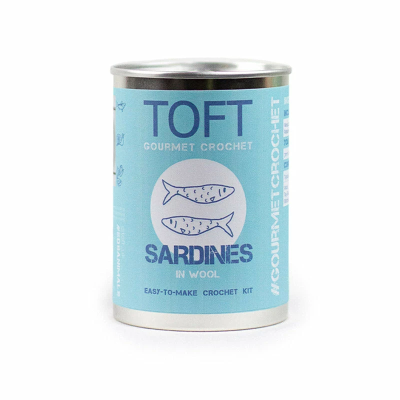 Toft Sardines In A Tin Gourmet Crochet Kit Gifts 3 Toft Sardines In A Tin Gourmet Crochet Kit Gifts