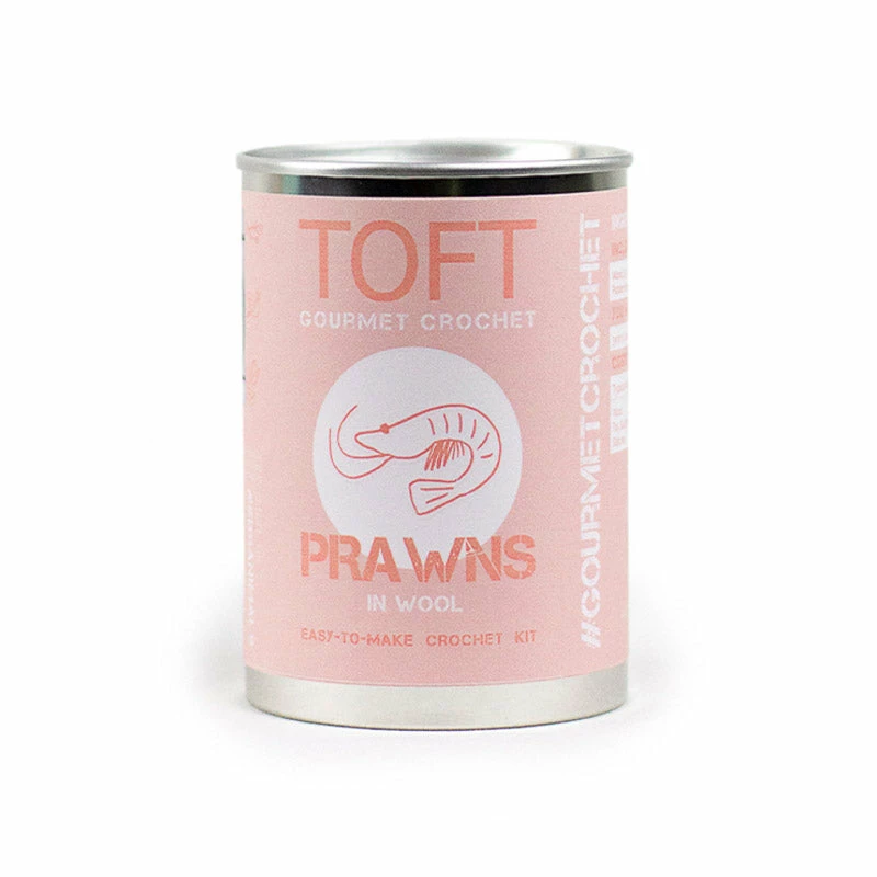 Toft Prawns In A Tin Gourmet Crochet Kit 3 Toft Prawns In A Tin Gourmet Crochet Kit
