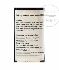 Bulldog Tonkatsu Sauce 300ml Ingredients