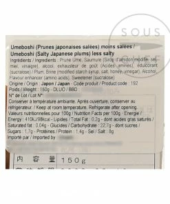 Japanese Ingredients Umeboshi Plums