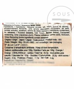 Toho Ume Roasted Sesame Seeds 80g 6 Toho Ume Roasted Sesame Seeds 80g