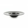 Tableware Black Melamine Risotto Plate 28.5cm