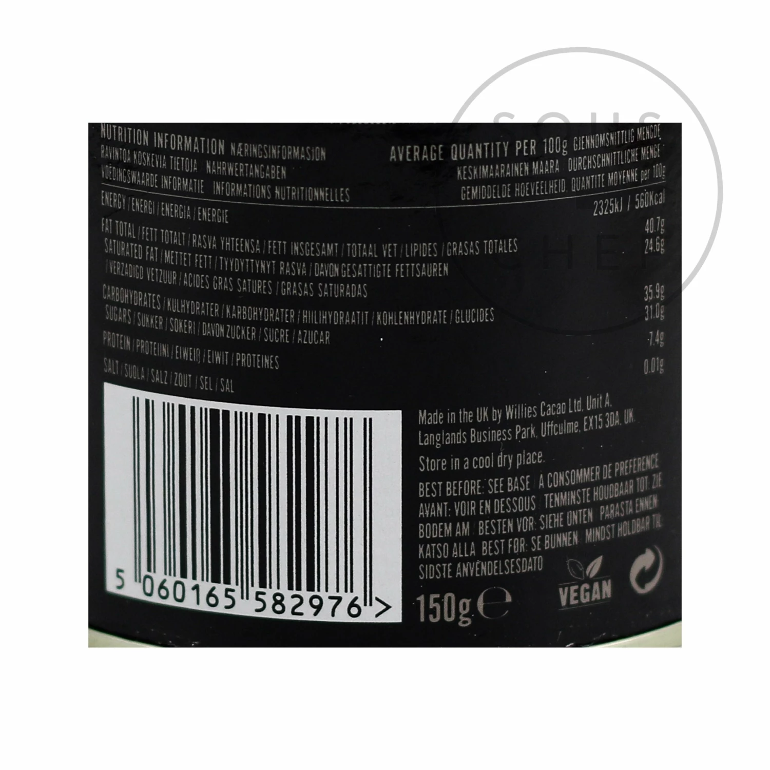 Willie's Cacao San Agustin 70% Colombian Chef's Drops 150g 5 Willie's Cacao San Agustin 70% Colombian Chef's Drops 150g