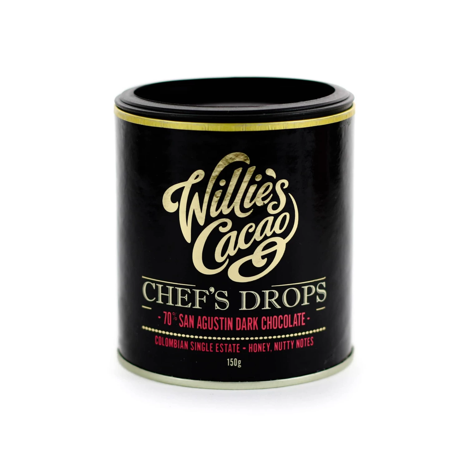 Willie's Cacao San Agustin 70% Colombian Chef's Drops 150g 3 Willie's Cacao San Agustin 70% Colombian Chef's Drops 150g