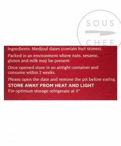 Ingredients Zaytoun Palestinian Medjoul Dates 250g