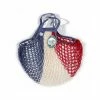 Filt String Bag In Red, White & Blue Kitchen Clothing