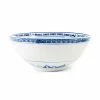 Chinese Tableware Blue Rice Pattern Serving Bowl 20.3cm Tableware