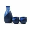 Kiji Stoneware & Ceramics Tableware Blue Sake Set