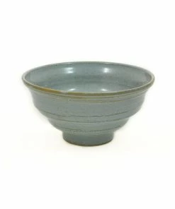 Kiji Stoneware & Ceramics Tableware Blue-Grey Glaze Noodle Bowl 20cm Dia X 10cm