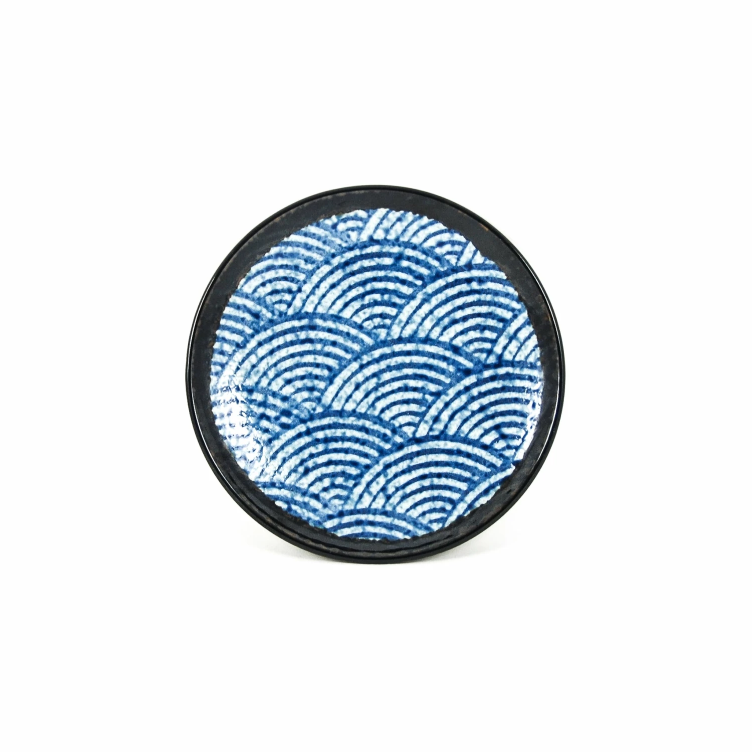 Kiji Stoneware & Ceramics Blue Wave Side Plate 3 Kiji Stoneware & Ceramics Blue Wave Side Plate